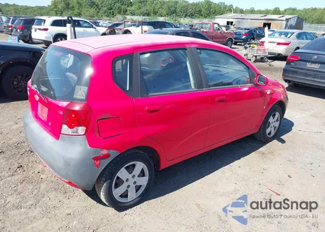 2008 Chevrolet Aveo 5 Ls z USA, uszkodzony, nr VIN KL1TD66618B067312
